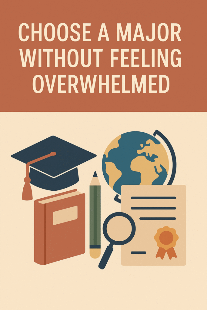 6 Simple Tips to Choose a Major Without Feeling Overwhelmed Major Without Feeling Overwhelmed